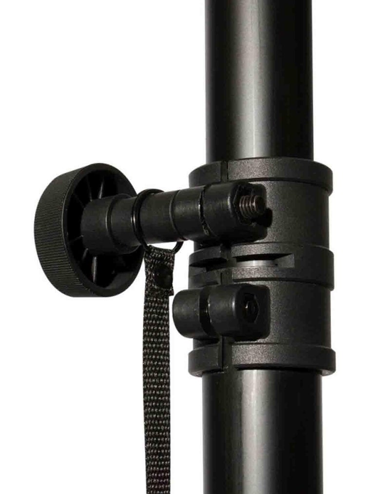 OnStage On-Stage SS7762B Speaker Stand with Adjustable Leg - Image 3